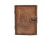 Handmade Blank Cotton Paper Leather Journal Queen Embossed Notebook